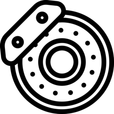 Brake Disk Outline Svg File, Free Vectors File